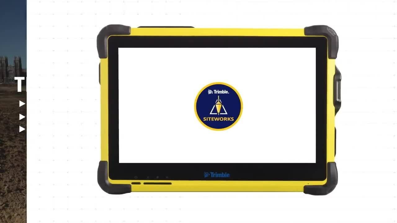 Siteworks on a trimble tablet and a desktop